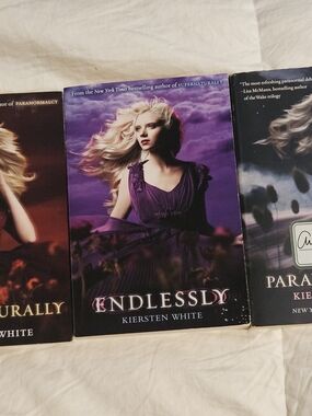 Set of 3 Endlessly, Supernaturally, Paranormalcy Paperback KIERSTEN WHITE Books